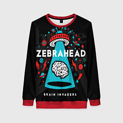 Женский свитшот Zebrahead brains invaders