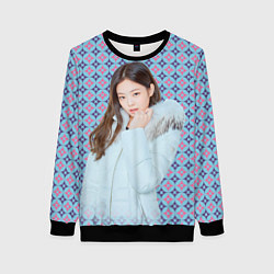 Женский свитшот Blackpink Jennie Kim Blackpink winter style