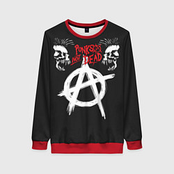 Женский свитшот Punks not dead - анархия