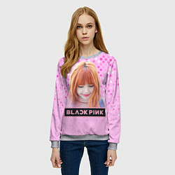 Свитшот женский Blackpink Lisa, цвет: 3D-меланж — фото 2