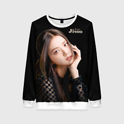 Свитшот женский Blackpink Cute Jisoo Kim, цвет: 3D-белый