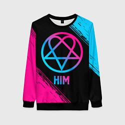 Женский свитшот HIM - neon gradient