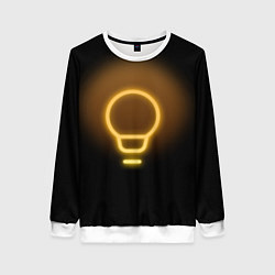 Женский свитшот Неоновая лампа