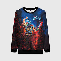 Свитшот женский Sodom Cod red, цвет: 3D-черный