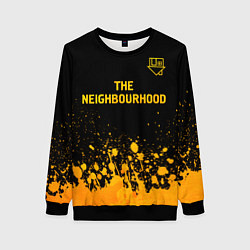 Женский свитшот The Neighbourhood - gold gradient: символ сверху