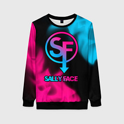 Женский свитшот Sally Face - neon gradient