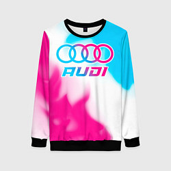 Женский свитшот Audi neon gradient style