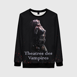 Свитшот женский Theatres des Vampires Sonya Scarlet, цвет: 3D-черный