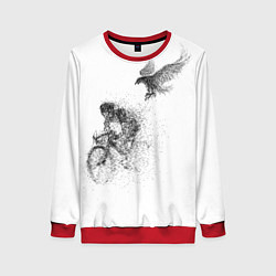 Свитшот женский Скорость,моя стихия, цвет: 3D-красный