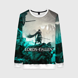 Свитшот женский Герой Lords of the fallen, цвет: 3D-белый