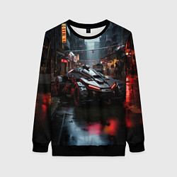 Женский свитшот Футуристический броневик