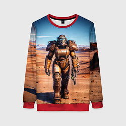 Свитшот женский Fallout power, цвет: 3D-красный