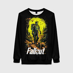 Свитшот женский Fallout poster, цвет: 3D-черный