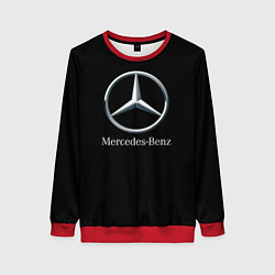 Свитшот женский Mercedes-benz sport auto, цвет: 3D-красный