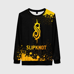 Женский свитшот Slipknot - gold gradient