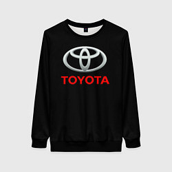 Свитшот женский Toyota sport car, цвет: 3D-черный