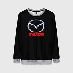 Свитшот женский Mazda japan motor, цвет: 3D-меланж