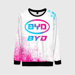 Женский свитшот BYD neon gradient style