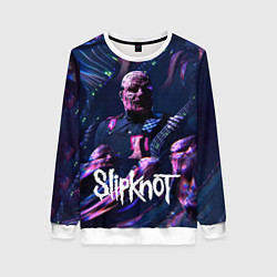 Свитшот женский Slipknot: guitar, цвет: 3D-белый