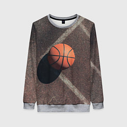 Свитшот женский Мяч баскетбольный, цвет: 3D-меланж