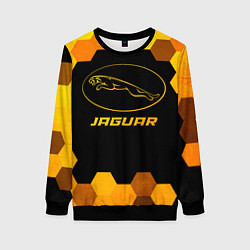 Женский свитшот Jaguar - gold gradient