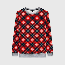 Женский свитшот Разноцветные квадраты