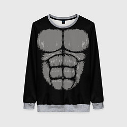 Женский свитшот Торс кинг конга