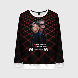 Свитшот женский Depeche Mode - Dave Martin memento mori tour, цвет: 3D-белый