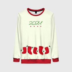 Женский свитшот Рождественские носки