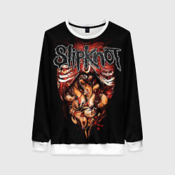 Свитшот женский Slipknot - maggots, цвет: 3D-белый