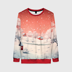 Женский свитшот Волшебство новогодней ночи