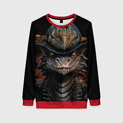 Женский свитшот Снежный властелин нового года