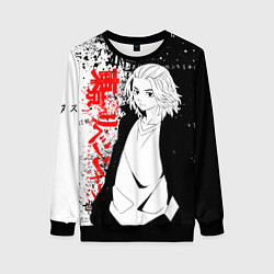 Свитшот женский Майки из тосвы - Токийские мстители, цвет: 3D-черный