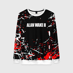 Женский свитшот Alan Wake 2 писатель