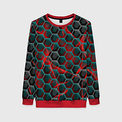 Женский свитшот Нано шестиугольник