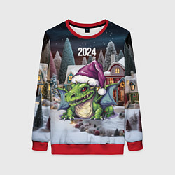 Свитшот женский Дракоша 2024, цвет: 3D-красный