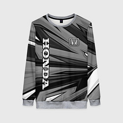 Женский свитшот Honda - монохромный спортивный