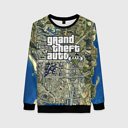 Женский свитшот GTA 5 карта