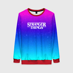 Женский свитшот Stranger Things gradient colors