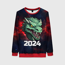 Женский свитшот Злой дракон 2024