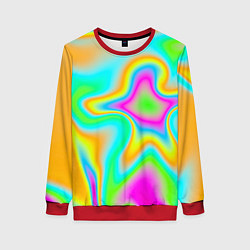 Женский свитшот Цветная карта теплоты