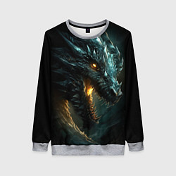 Женский свитшот Древний дракон символ 2024