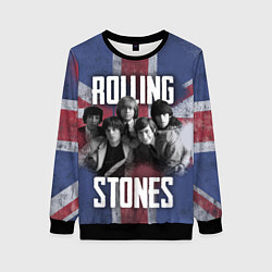 Свитшот женский Rolling Stones - Great britain, цвет: 3D-черный