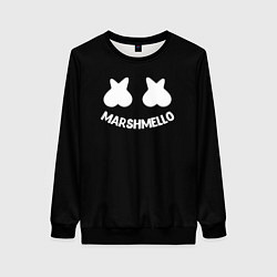 Женский свитшот Маршмеллоу белое лого