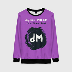 Свитшот женский Depeche Mode devotional tour, цвет: 3D-черный