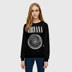 Свитшот женский Nirvana Inferno, цвет: 3D-черный — фото 2