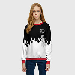 Свитшот женский Tom Clancy raimbow six fire, цвет: 3D-красный — фото 2