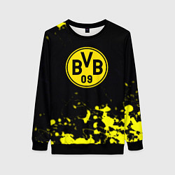 Свитшот женский Borussia краски жёлтые, цвет: 3D-черный