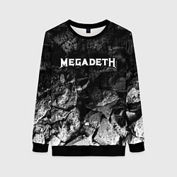 Женский свитшот Megadeth black graphite
