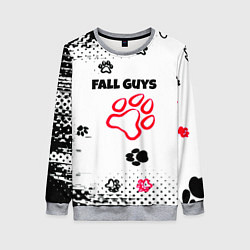 Свитшот женский Fall Guys kids game pattern, цвет: 3D-меланж